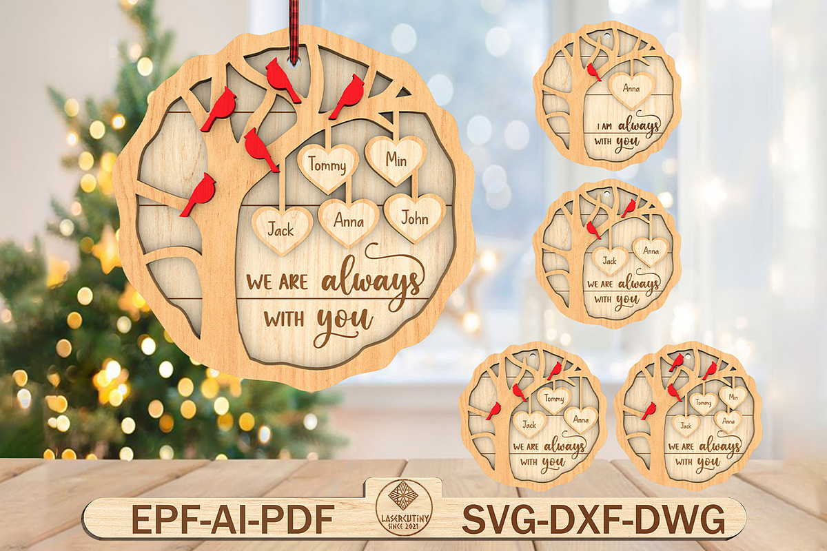 Memorial Ornament Svg, a Pattern Graphic by Lasercutiny (Photo 1 of 2)