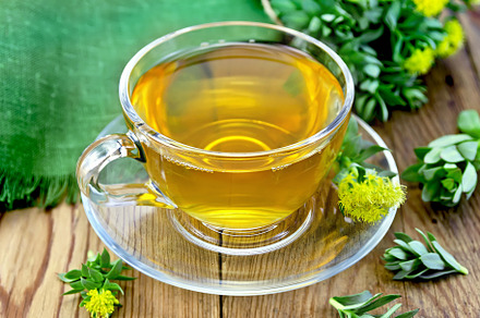 Herbal tea with rhodiola rosea stock photo containing drink and cup, a Food & Drink Photo by rezkrr