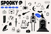 Spooky funny vector illustration, an Illustration by dicreate (Thumbnail 4 of 11)