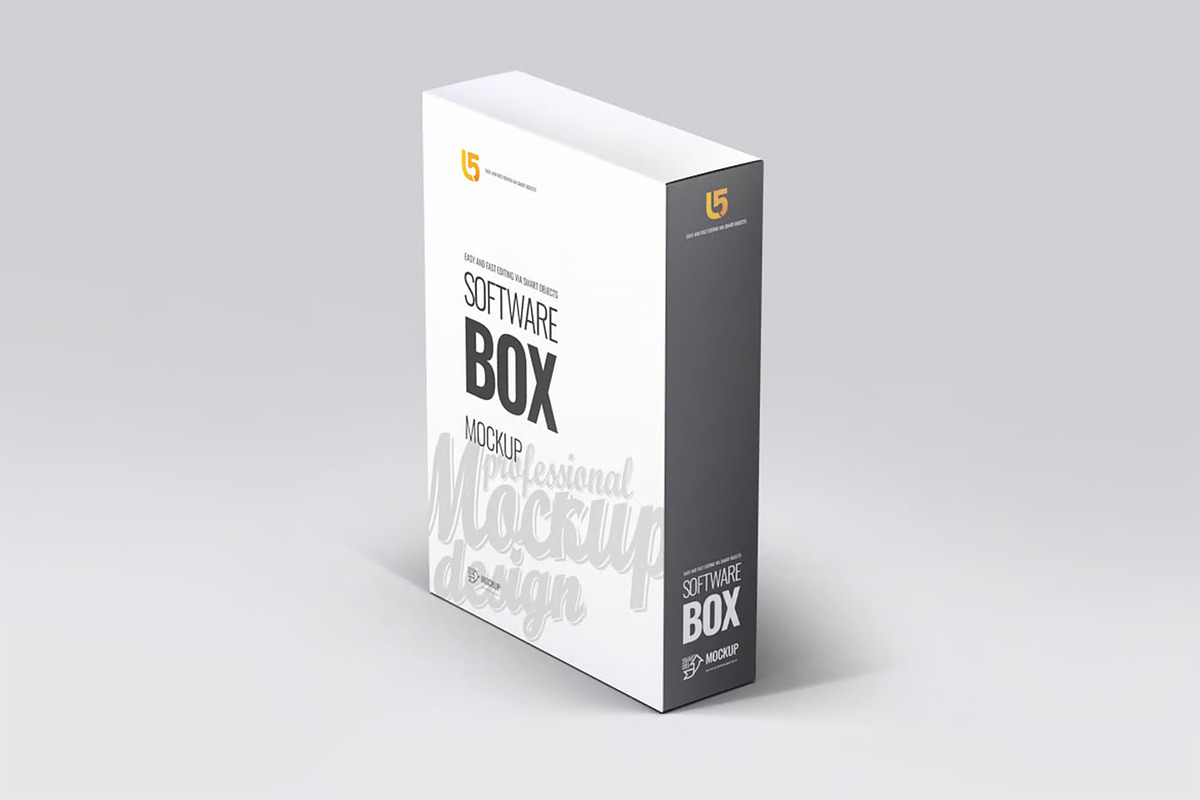 Software Box Mock-up, an Advertising Mockup by Se٧enStudio (Photo 5 of 10)