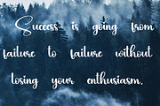 Rainy | Script Font, a Script Font by Scratchones (Thumbnail 6 of 8)