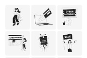 Shopping Illustration Art Set, a Person Illustration by Prosymbols (Thumbnail 12 of 13)