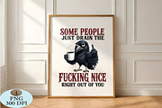 Grumpy Raven PNG, a Seasonal Illustration by Daily.Designs (Thumbnail 5 of 5)