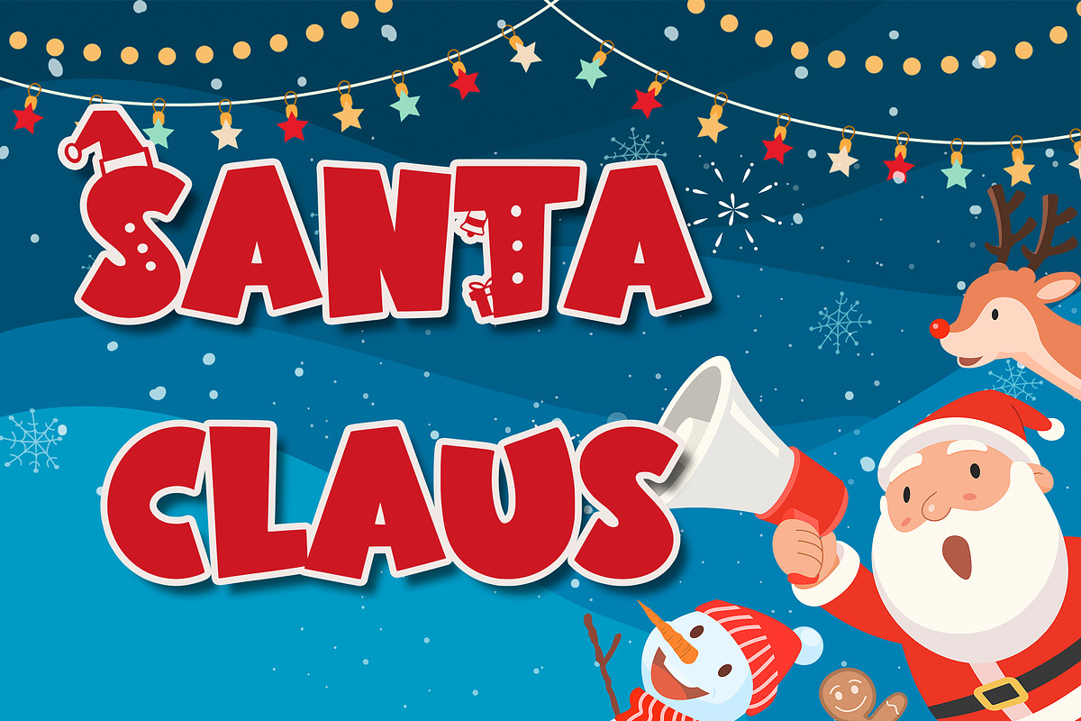Santa On Duty, a Sans Serif Font by HATFSTUDIO (Photo 4 of 8)