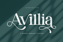 Avillia - Elegant Serif Font