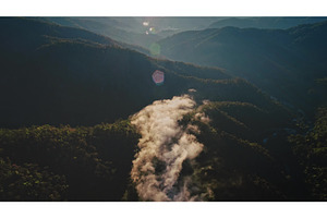 Morning mist flowing through Chiang, a Nature Photo by Goinyk