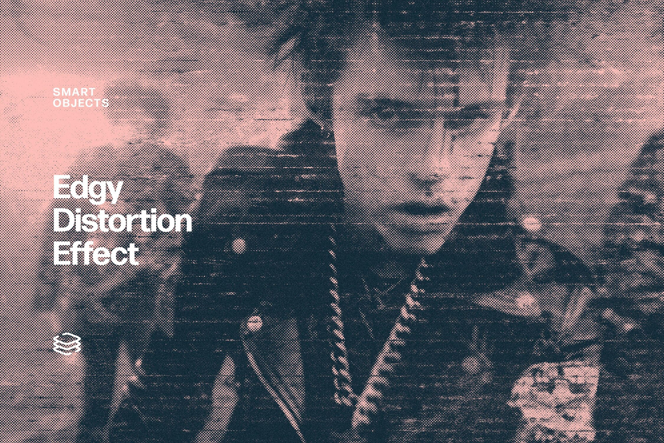 Edgy Distortion Effect, a Layer Style Add-On by Design Squad