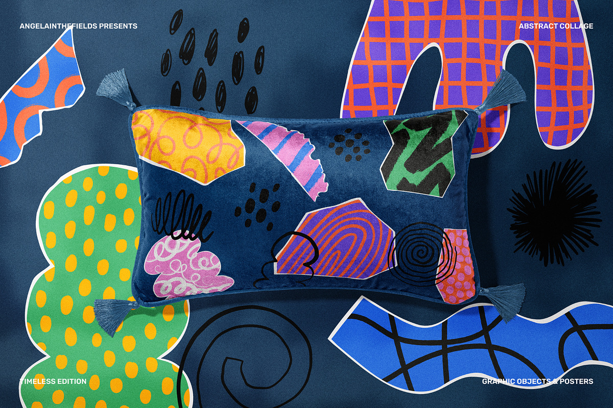 Abstract Collage Vector Clipart Set, an Object Graphic by angelainthefields (Photo 4 of 15)