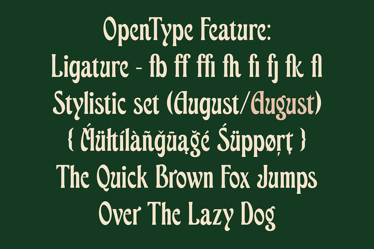 ED Bushland - Unique Display Serif, a Serif Font by Emyself Design (Photo 3 of 10)