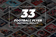 33 Football Flyer Template Bundle 2, a Flyer Template by NanoAgency (Thumbnail 1 of 2)
