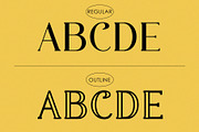 GARAVEN, a Serif Font by Muflieart (Thumbnail 4 of 8)