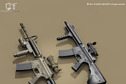M4 rifle, an Object 3D Model by Tartino 3D models (Thumbnail 5 of 10)