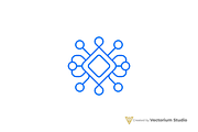 Diamond Network Abstract Logo, a Branding & Logo Template by Vectorium Studio (Thumbnail 5 of 16)