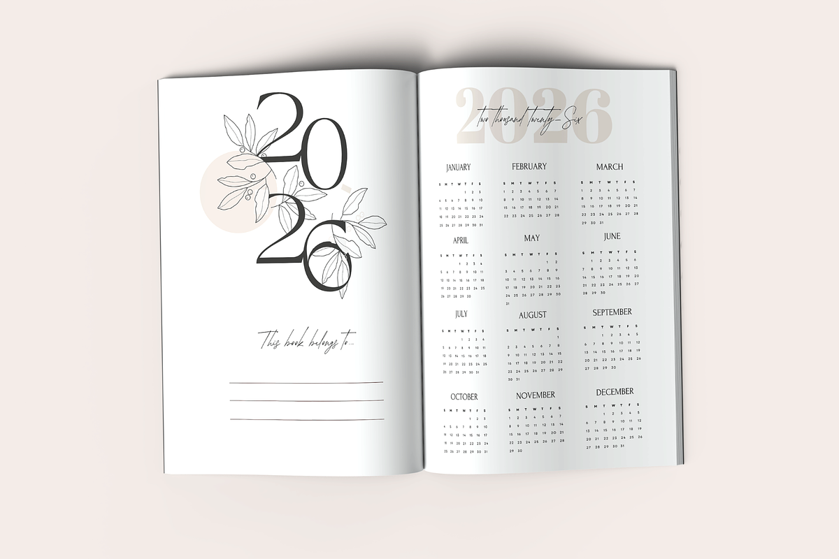 2026 Planner 365 Days | KDP Interior, a Templates & Theme by KDPISH (Photo 6 of 6)