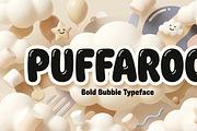 Puffaroo – Playful Bubble Font, a Sans Serif Font by RAHMAT (Thumbnail 9 of 11)