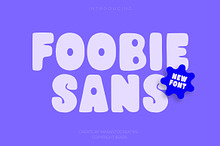 Foobie Sans – Sans Serif Typeface