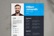 Modern Professional Resume CV, a Resume Template by Saman Osama (Thumbnail 2 of 2)