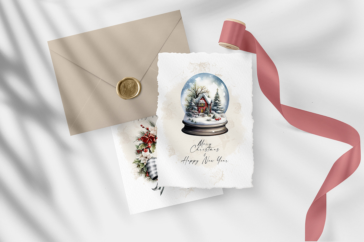Christmas Decoration Clipart, a Seasonal Illustration by Vasmila (Photo 2 of 6)