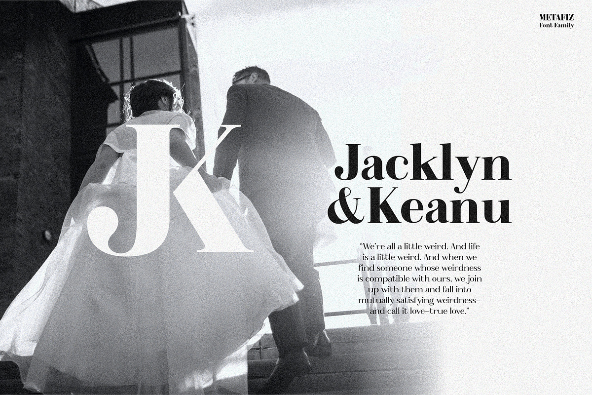 Metafiz - An elegant font, a Serif Font by Java pep (Photo 4 of 13)
