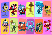 CHEEKY CRITTERS PNG SET, a Person Illustration by XiXong STUDIO (Thumbnail 2 of 6)