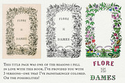 Flore des Dames Vintage French, an Illustration by French Kiss Collections (Thumbnail 10 of 16)