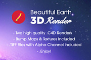 Beautiful 3D Earth Renders, a Graphic by Layerform Design Co. (Thumbnail 5 of 5)
