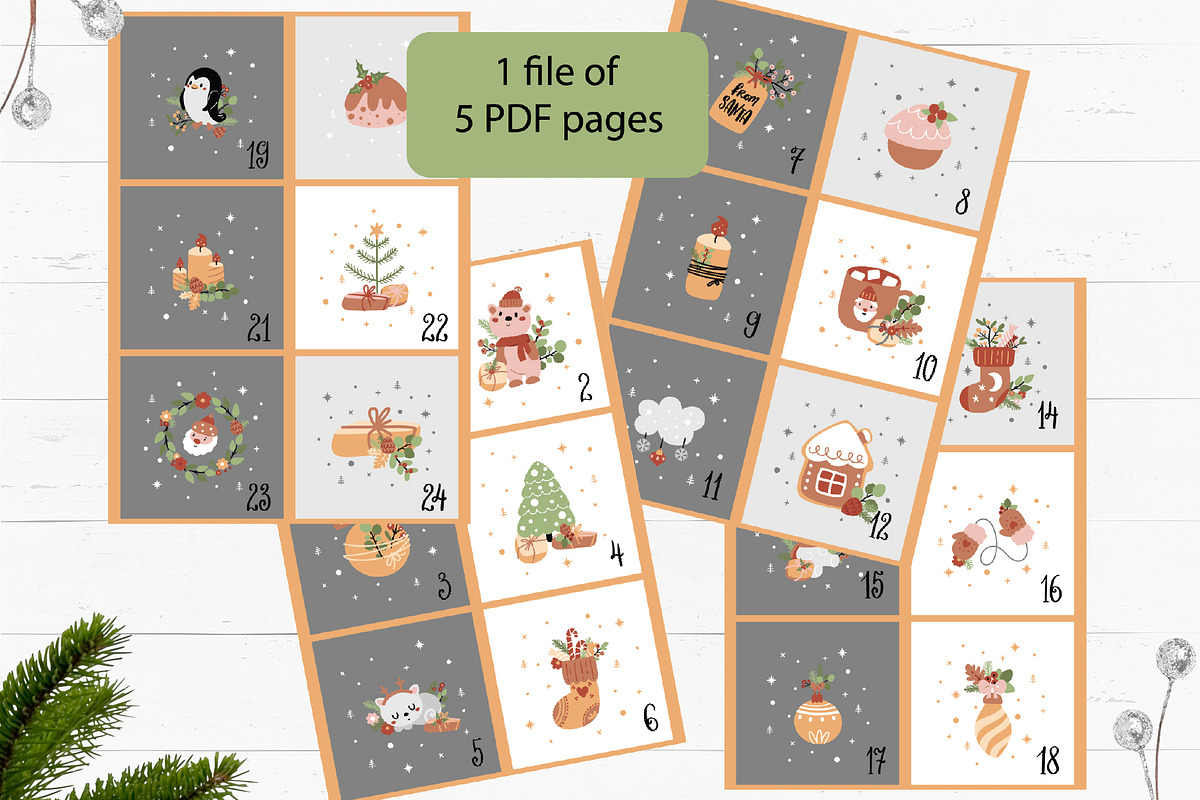 Christmas collection with animals, a Graphic by rosypatterns (Photo 6 of 9)