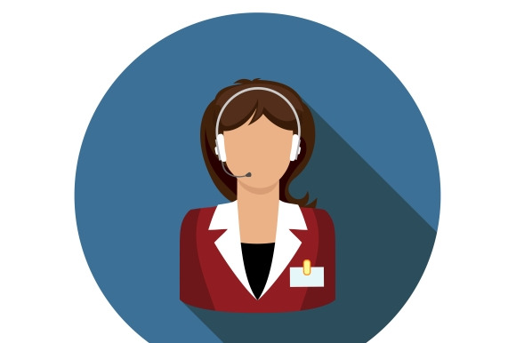 Customer Service Flat Icon