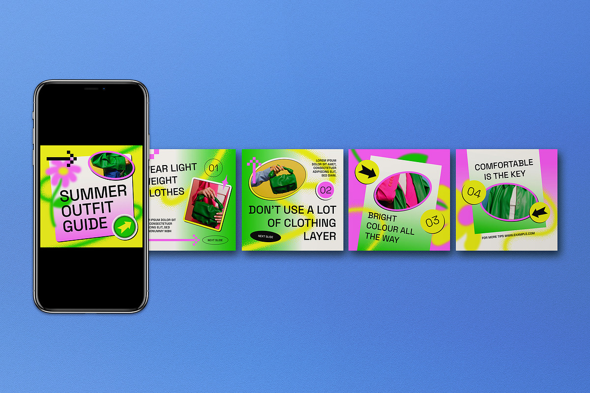 Summer Sale  Instagram Carousel, a Social Media Template by graphicook (Photo 3 of 3)