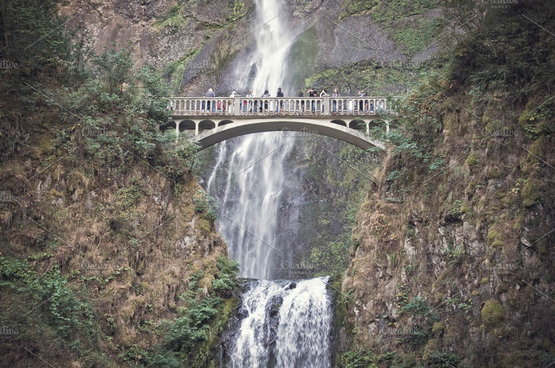 Multnomah falls oregon featuring multnomah, portland, and oregon, a Nature Photo by Crux Creative