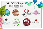 Watercolor LOGO creator kit, an Illustration by Jeanina Vlad (Thumbnail 5 of 5)