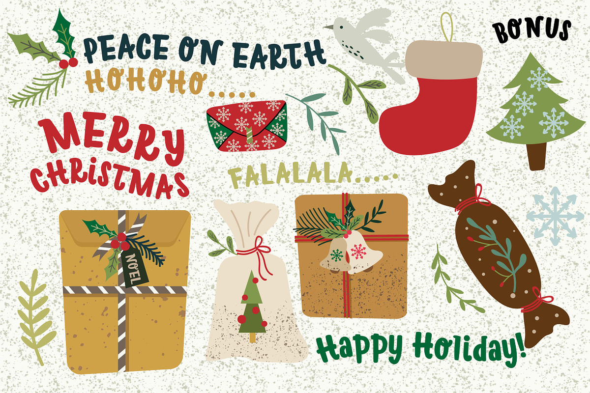 Merry Bright Typeface preview 3