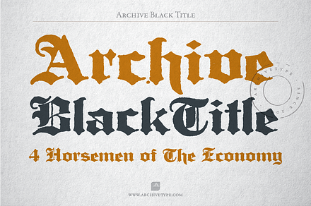 Archive Black Title