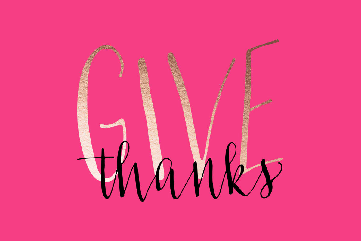 Thanksgiving Calligraphy Overlays, a Decorative Illustration by Irina Vascovet (Photo 5 of 7)
