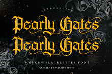 Pearly Gates - Blackletter Font