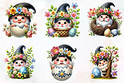 Easter day gnome peeking clipart, an Illustration by RobertsArt (Thumbnail 2 of 7)