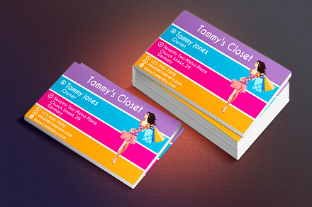 Fashionista Business Card