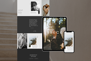 BRECK Canva Sales Page Template