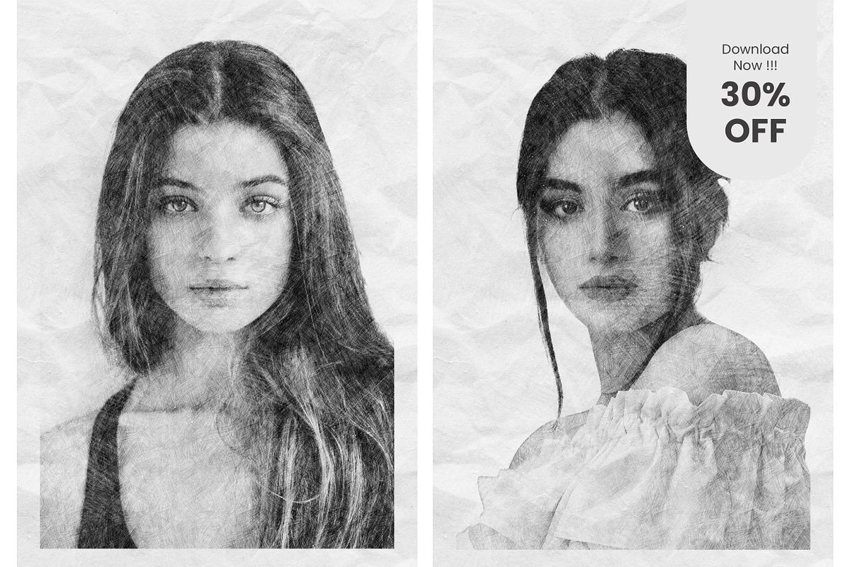 Photoshop - Sketch Photo Effect, a Poster Template by AIM DESIGN STUDIO (Photo 4 of 5)
