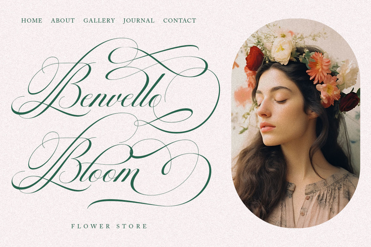 Georghina Script Pro, a Script Font by Has_rizal (Photo 4 of 15)