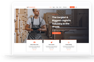 AT Transport Onepage WordPress Theme