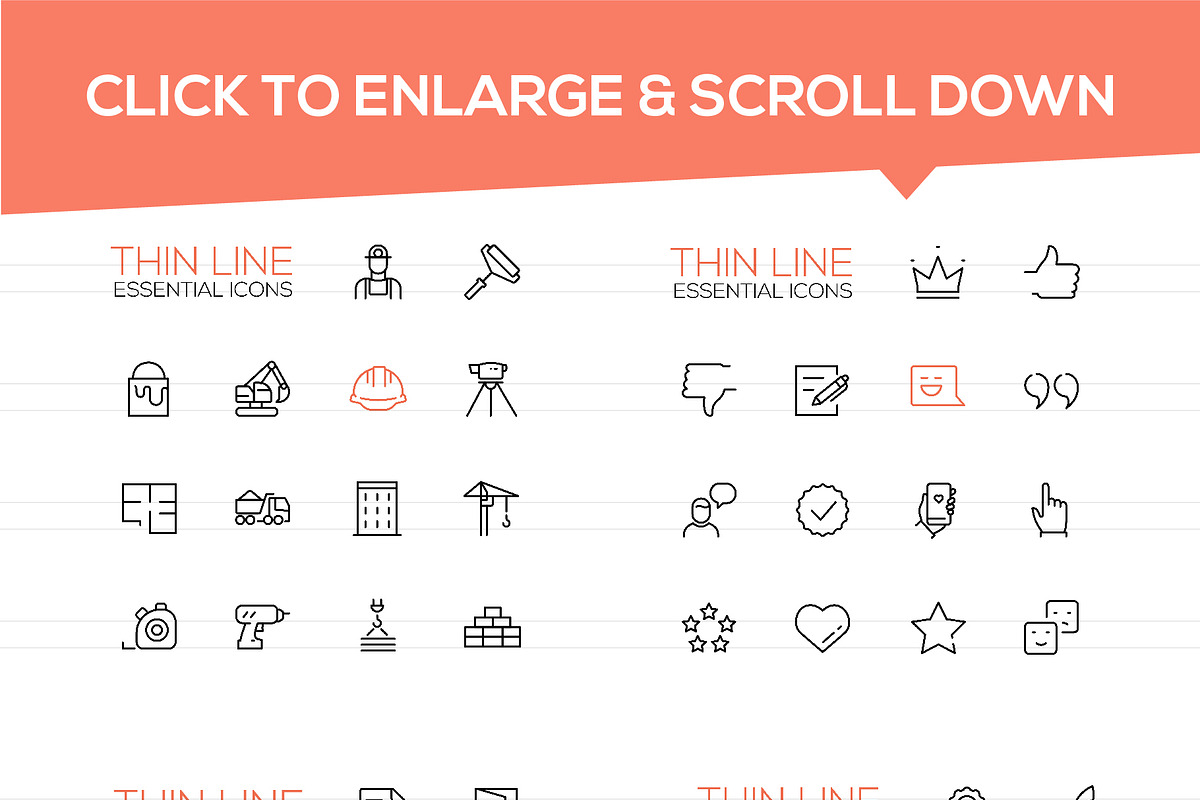 360+ Thin Line Design Icons Bundle, an Outline Icon by Boyko Pictures (Photo 10 of 10)