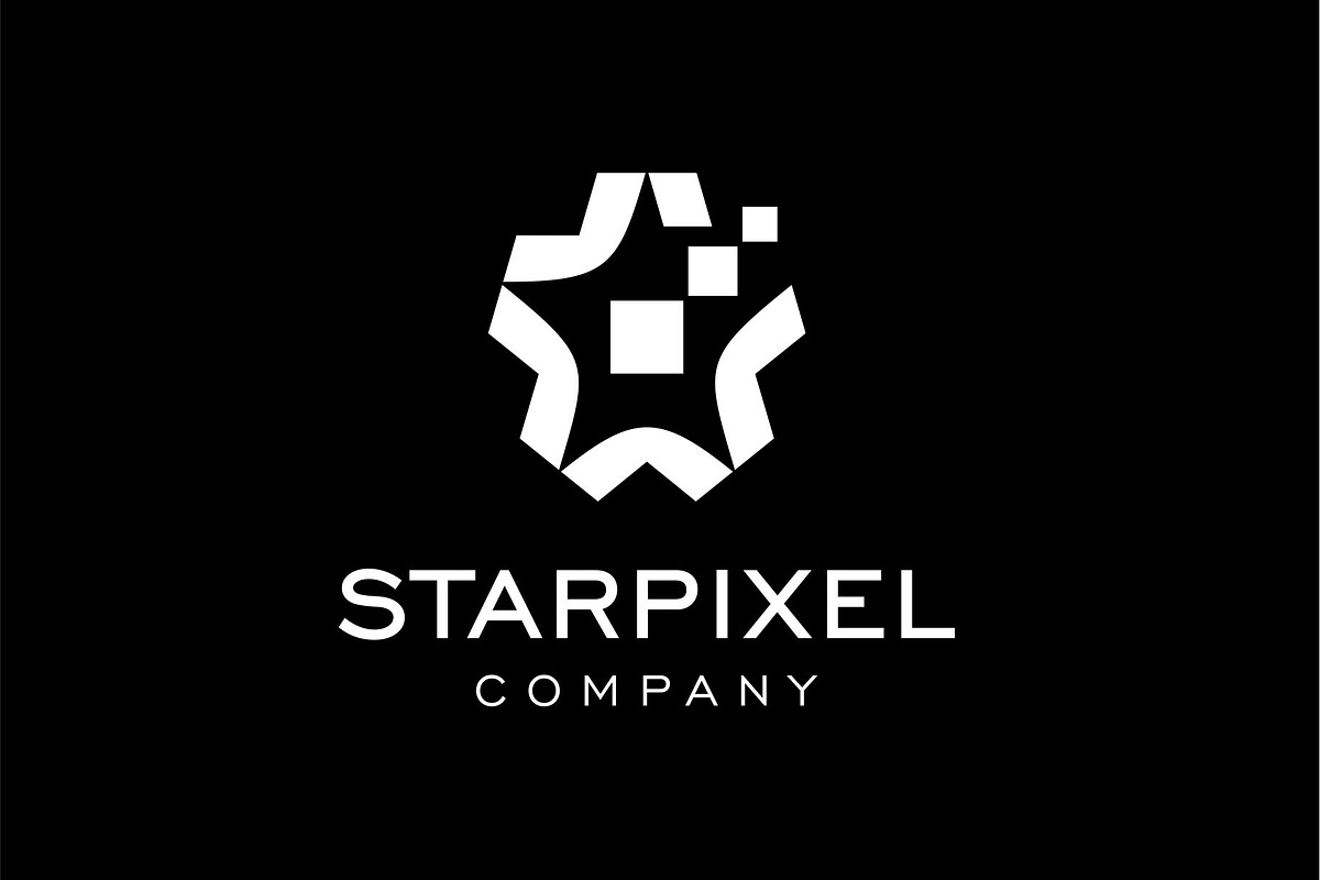Star and Pixels Tech Symbol Logo, a Branding & Logo Template by Buqancreative (Photo 4 of 4)