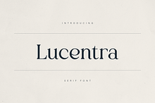 Lucentra – Refined Serif Font