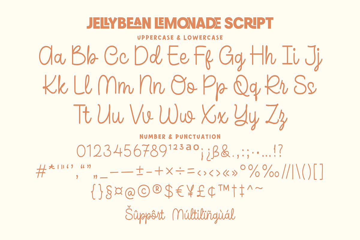 Jellybean Lemonade Font Duo, a Handwritten Font by Ainun Jinan (Photo 12 of 12)