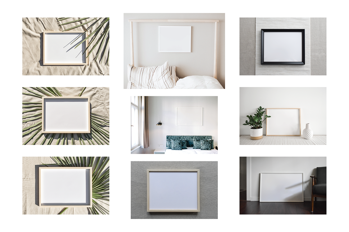 Landscape Frame Mockup Mega Bundle, a Household Mockup by Saguaro Digital (Photo 4 of 15)