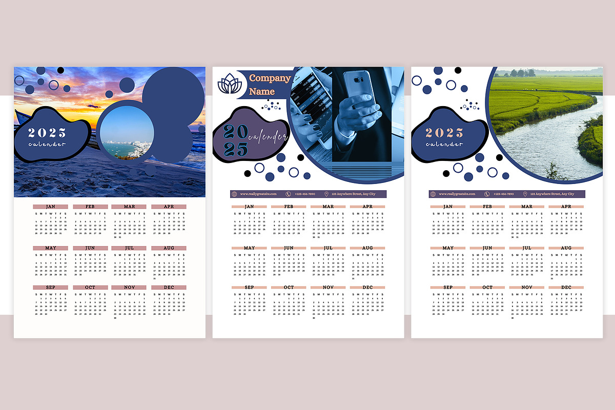 2025 Editable Calendar, a Stationery Template by DesignByStore (Photo 2 of 3)