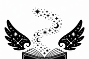 silhouette of a witch’s spellbook, an Illustration by Amazin_art (Thumbnail 18 of 20)