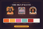 Aries Zodiac Sticker Bundle 80+, an Object Graphic by Jakayla Digital Co (Thumbnail 8 of 15)
