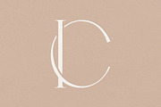 IC monogram, a Branding & Logo Template by LINKED LETTERS STUDIO (Thumbnail 1 of 2)